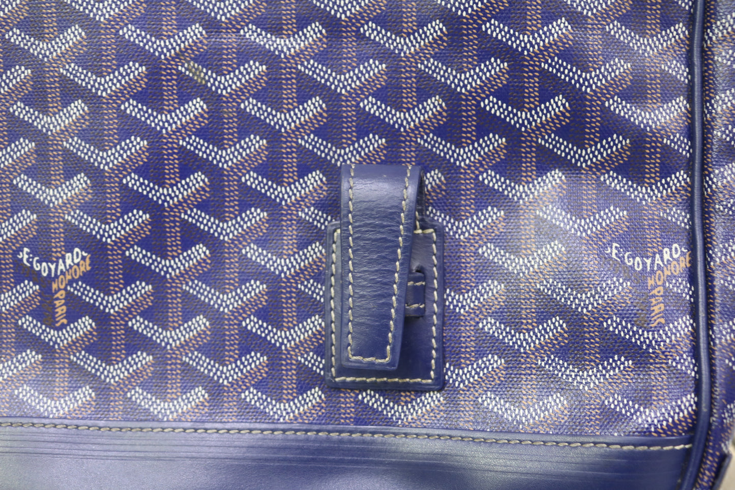 Goyard Grand Bleu GM Blue Messenger Bag (Local Purchase Only)
