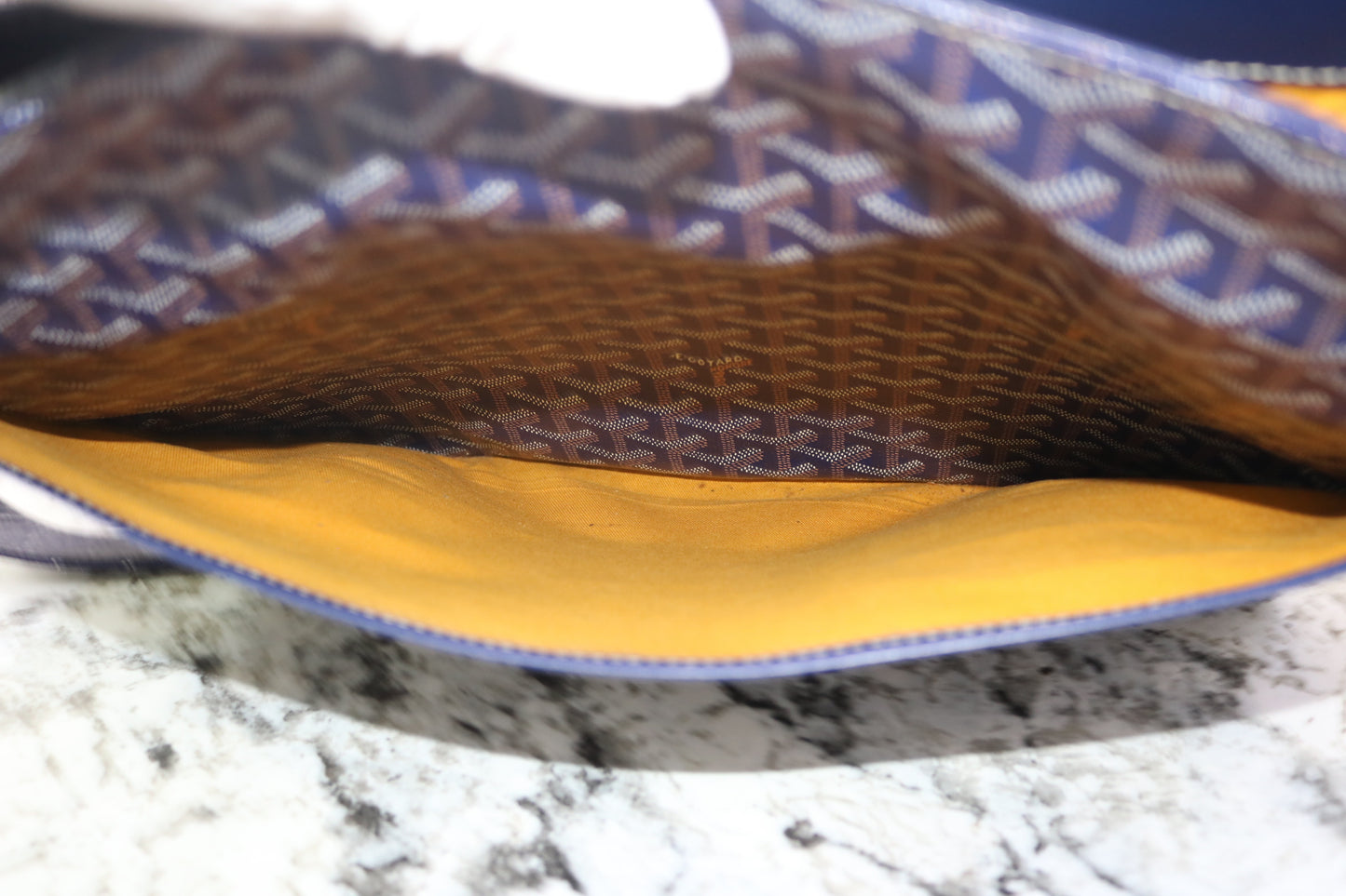Goyard Grand Bleu GM Blue Messenger Bag (Local Purchase Only)