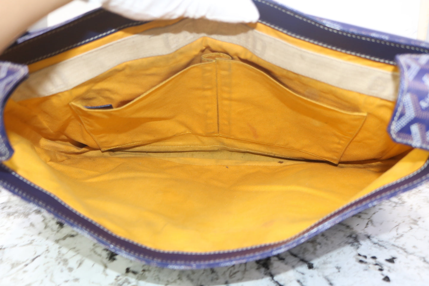 Goyard Grand Bleu GM Blue Messenger Bag (Local Purchase Only)