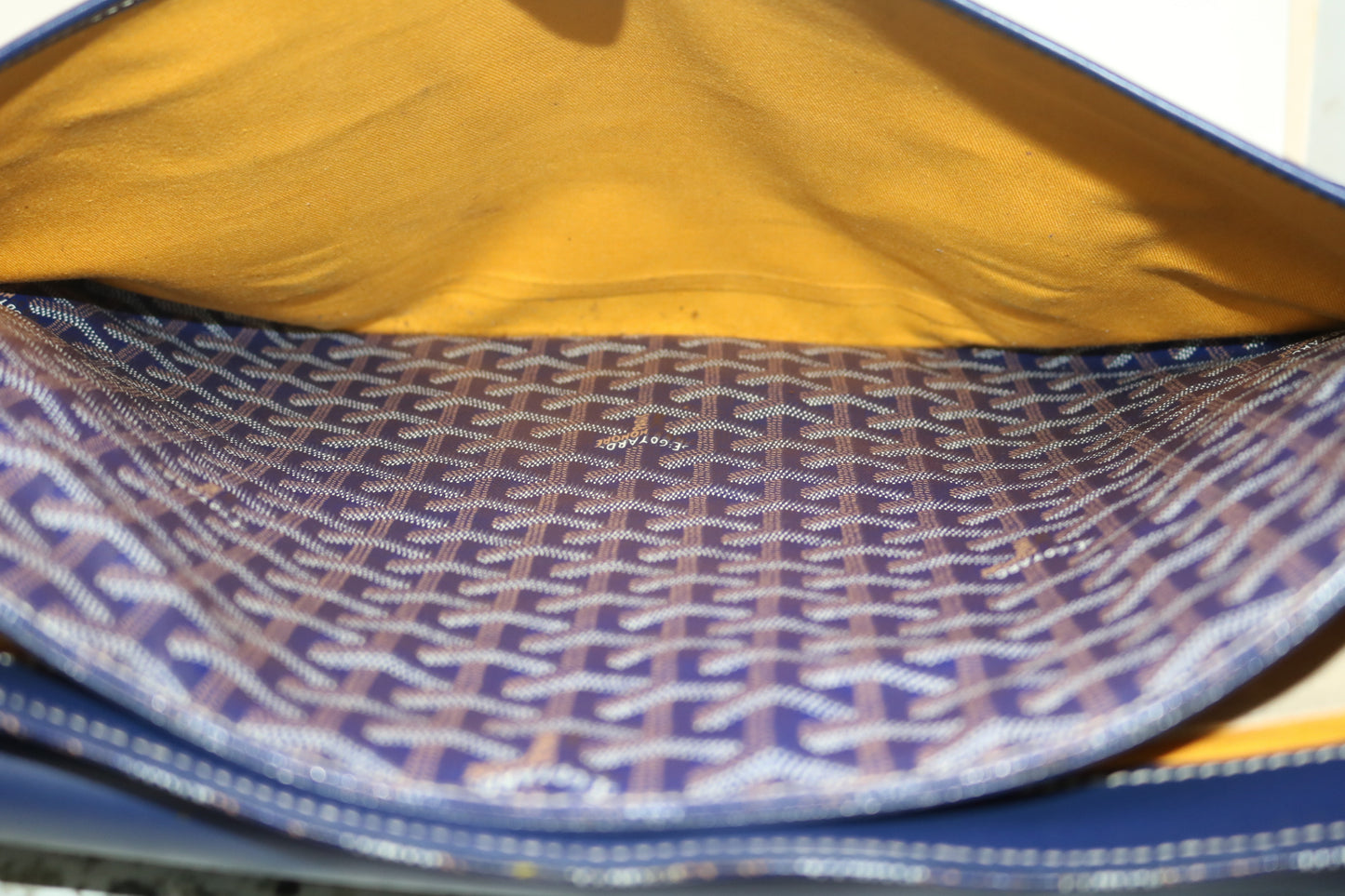 Goyard Grand Bleu GM Blue Messenger Bag (Local Purchase Only)