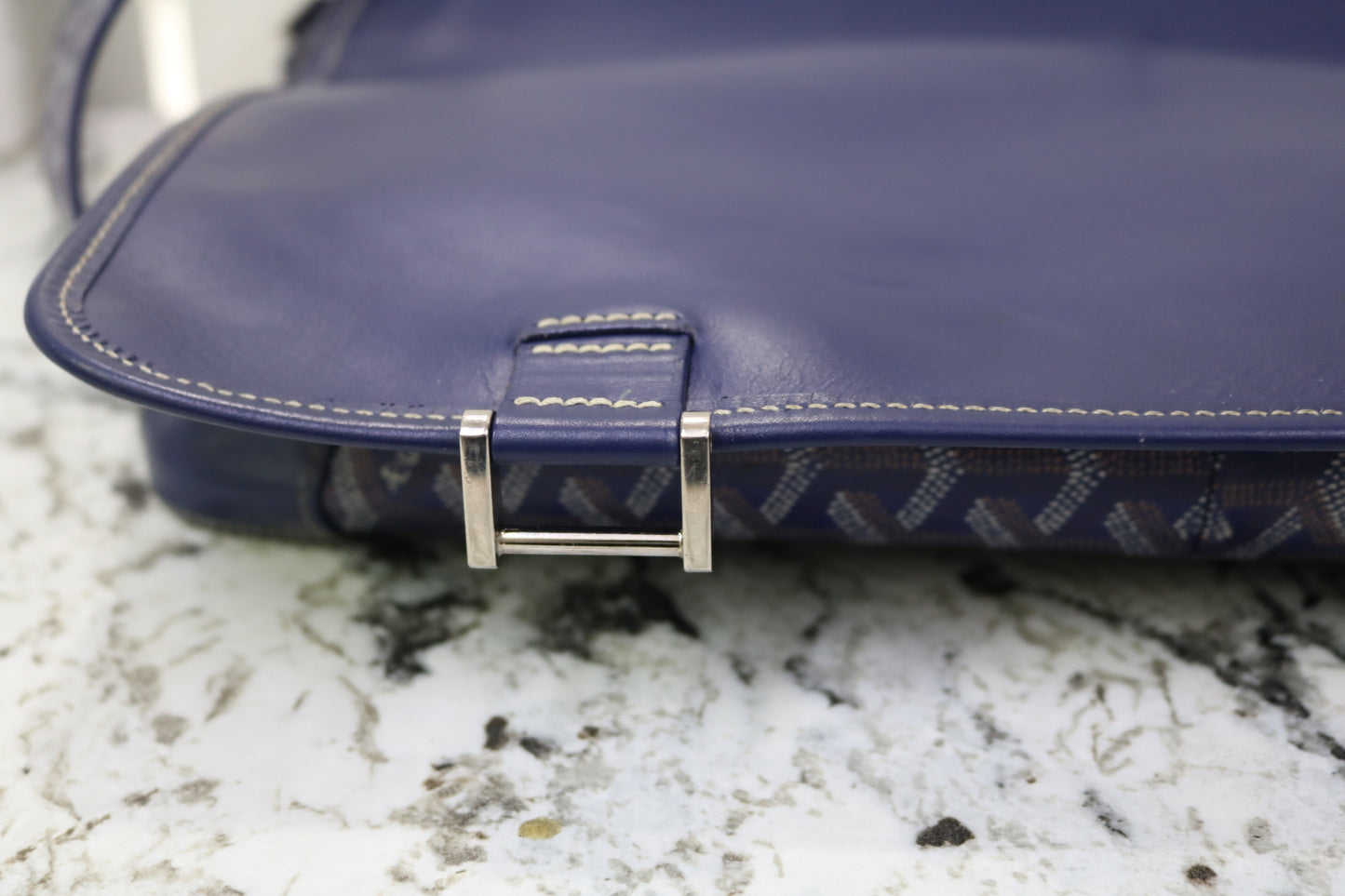 Goyard Grand Bleu GM Blue Messenger Bag (Local Purchase Only)