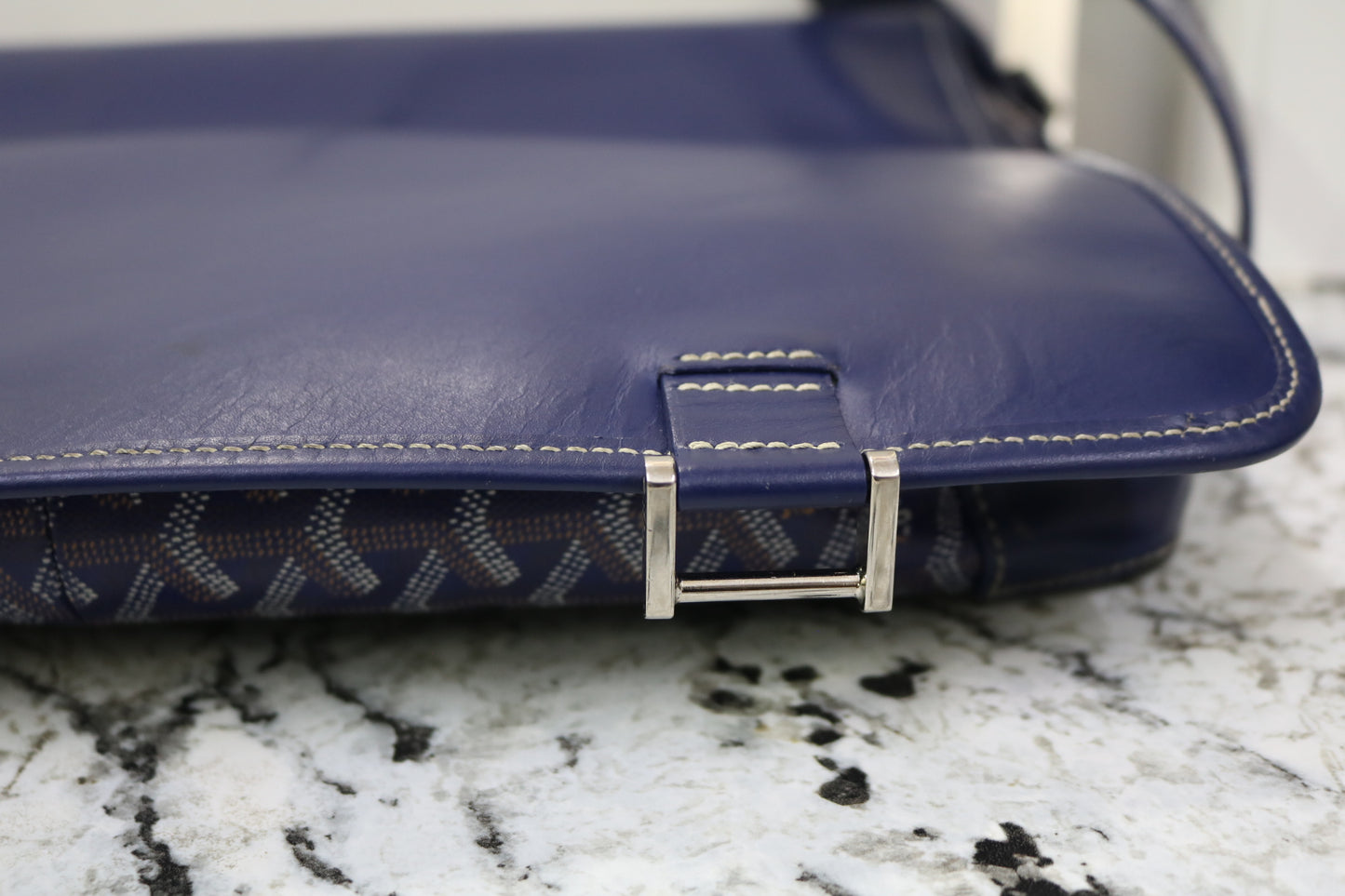Goyard Grand Bleu GM Blue Messenger Bag (Local Purchase Only)