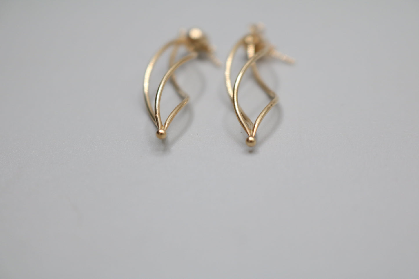 14K Fancy Spiral Earrings