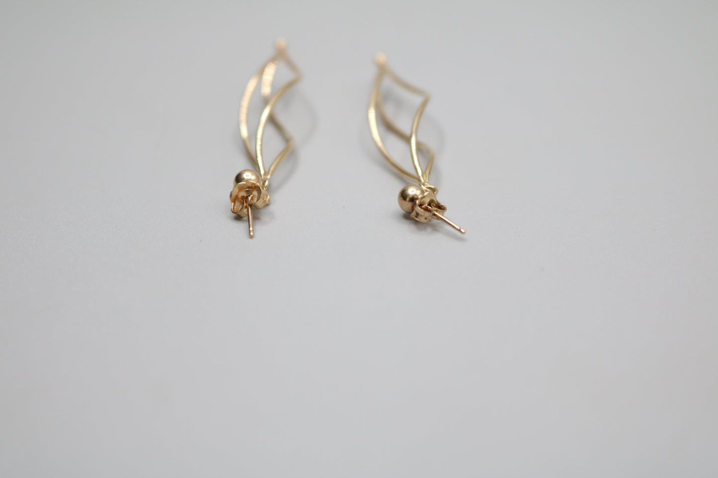 14K Fancy Spiral Earrings