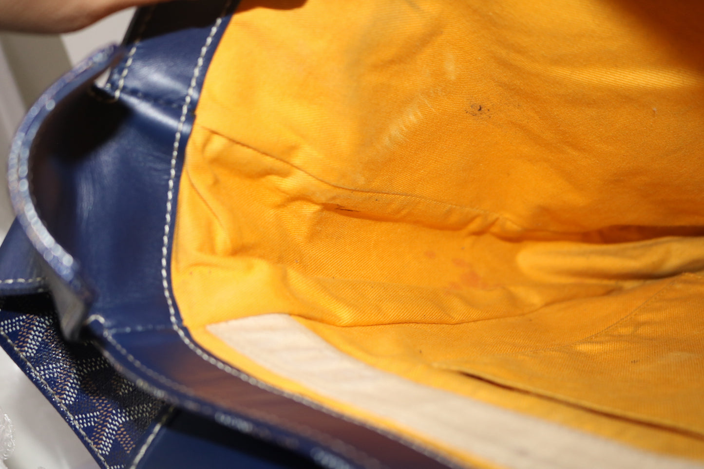 Goyard Grand Bleu GM Blue Messenger Bag (Local Purchase Only)