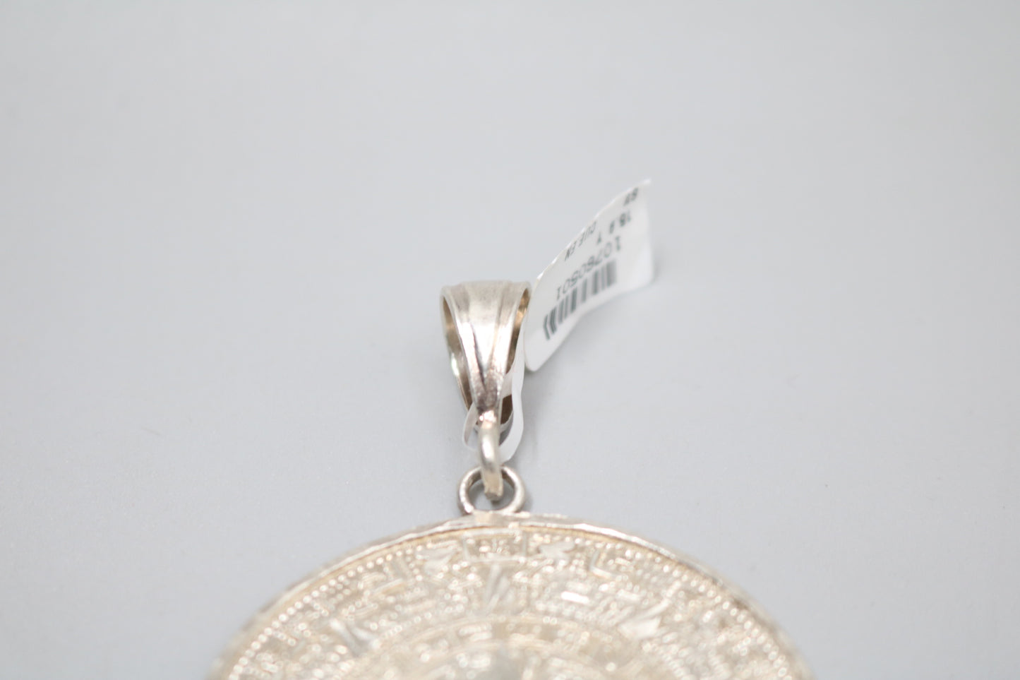 Sterling Silver Aztec Calendar Charm