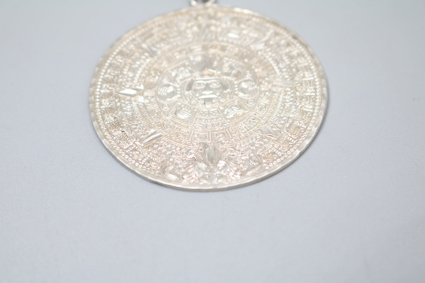 Sterling Silver Aztec Calendar Charm