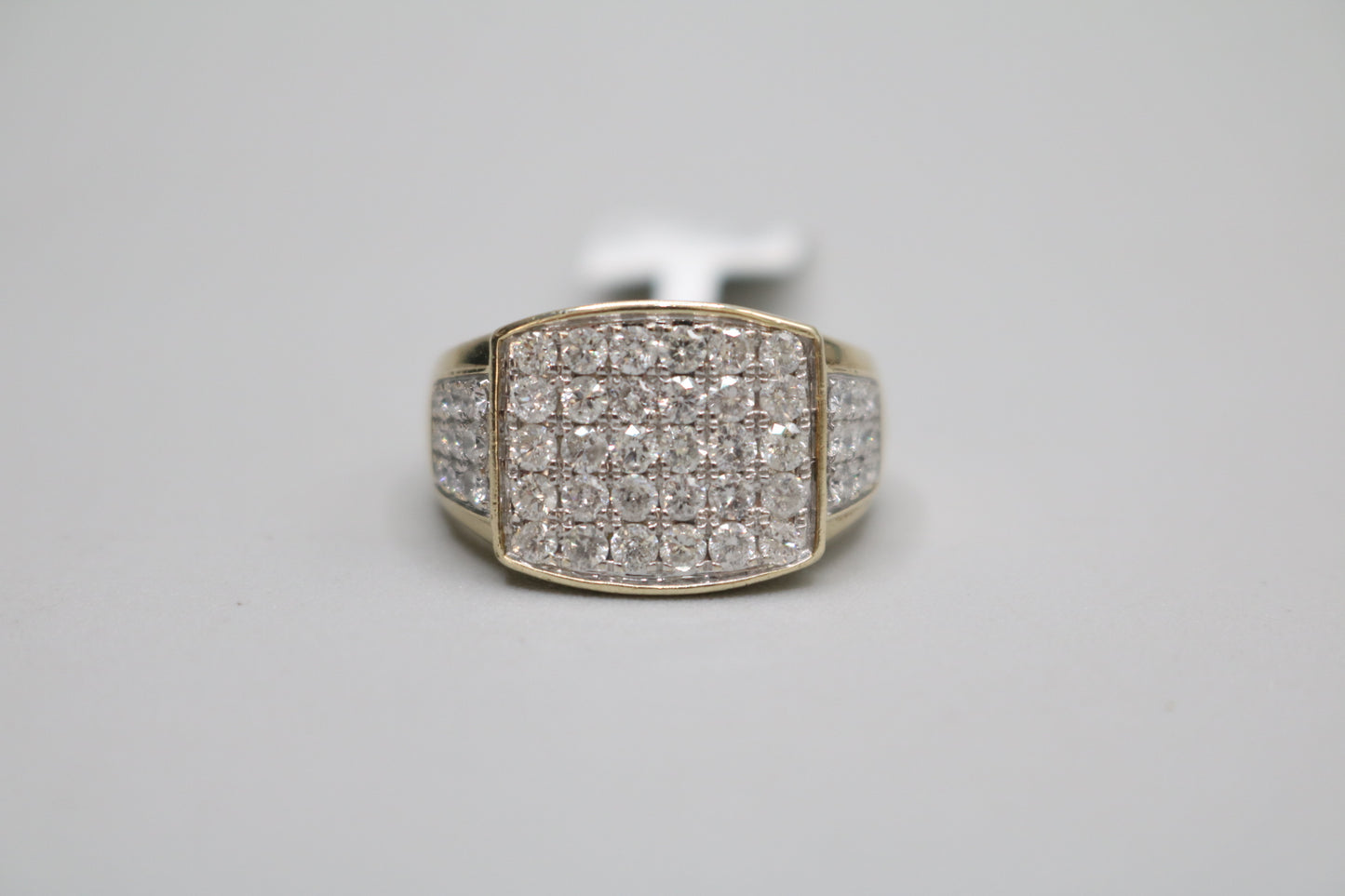 10K Yellow Gold Diamond Cluster Ring (1.825 CTW) (Size 10)