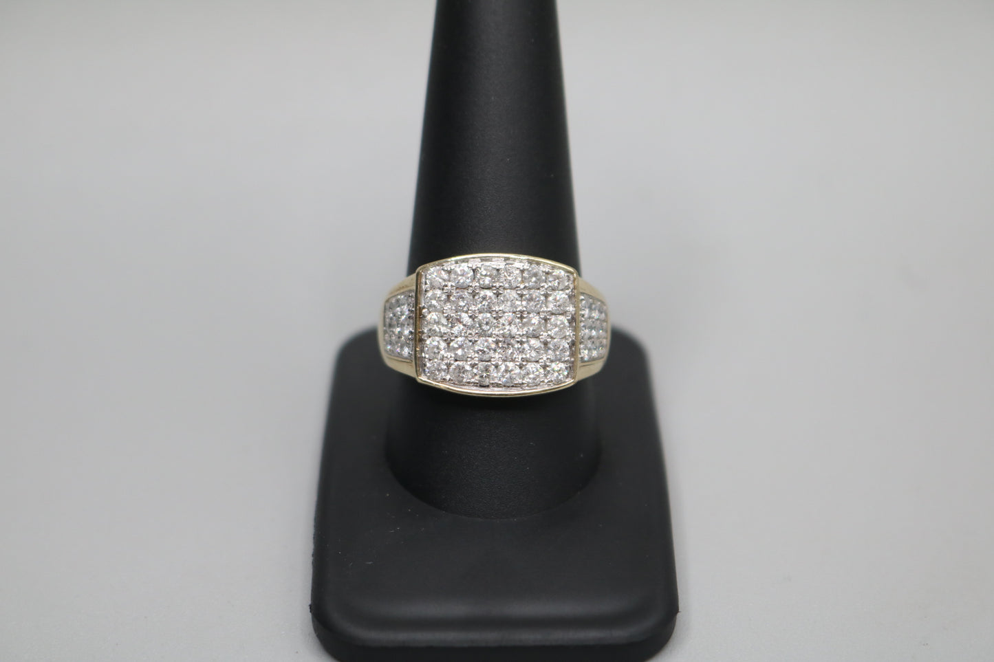 10K Yellow Gold Diamond Cluster Ring (1.825 CTW) (Size 10)