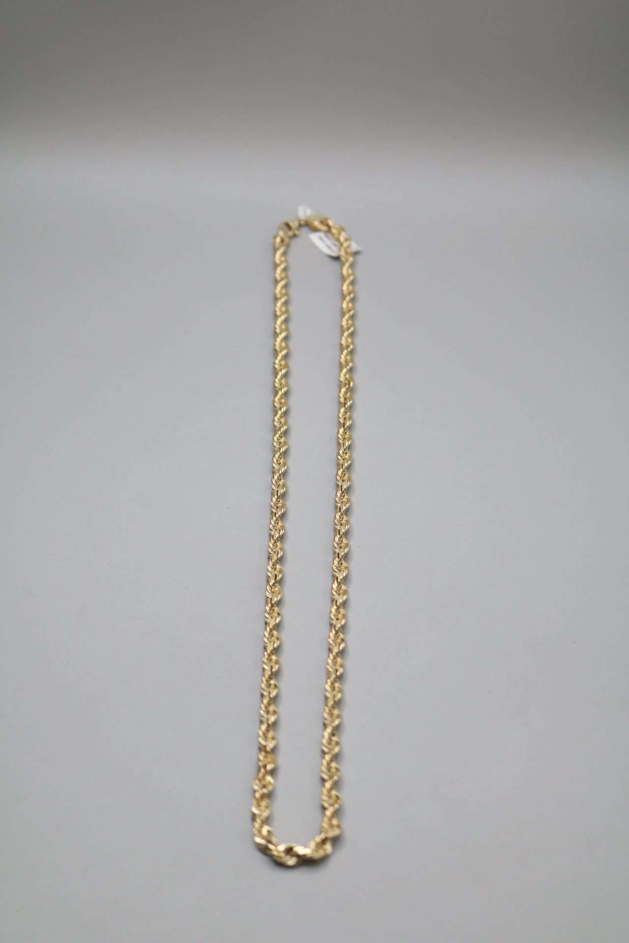 14K Yellow Gold Rope Necklace (24 Inches) (Local Purchase Only)