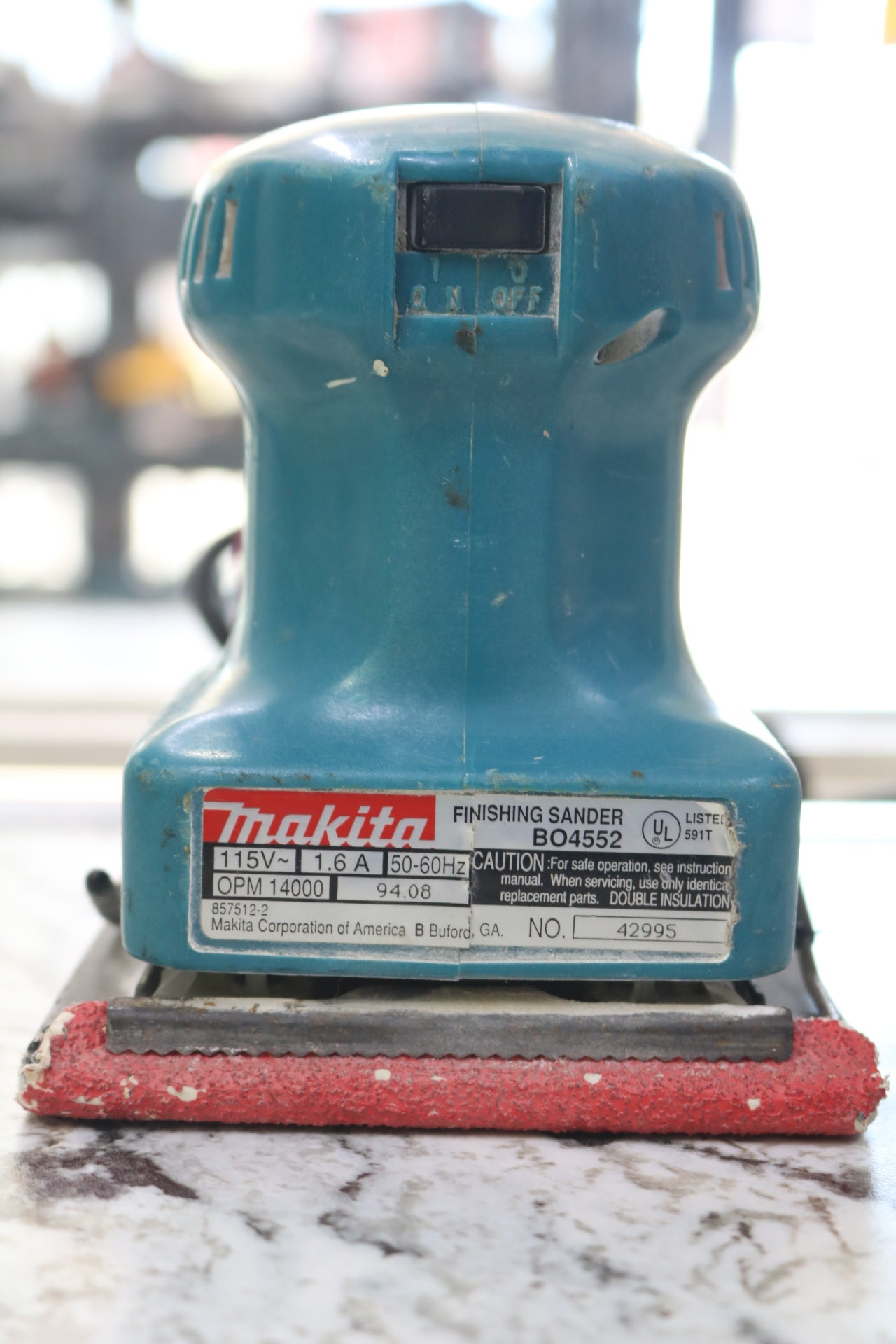 Makita Finishing Sander BO4552 Handheld Palm Power Tool Only