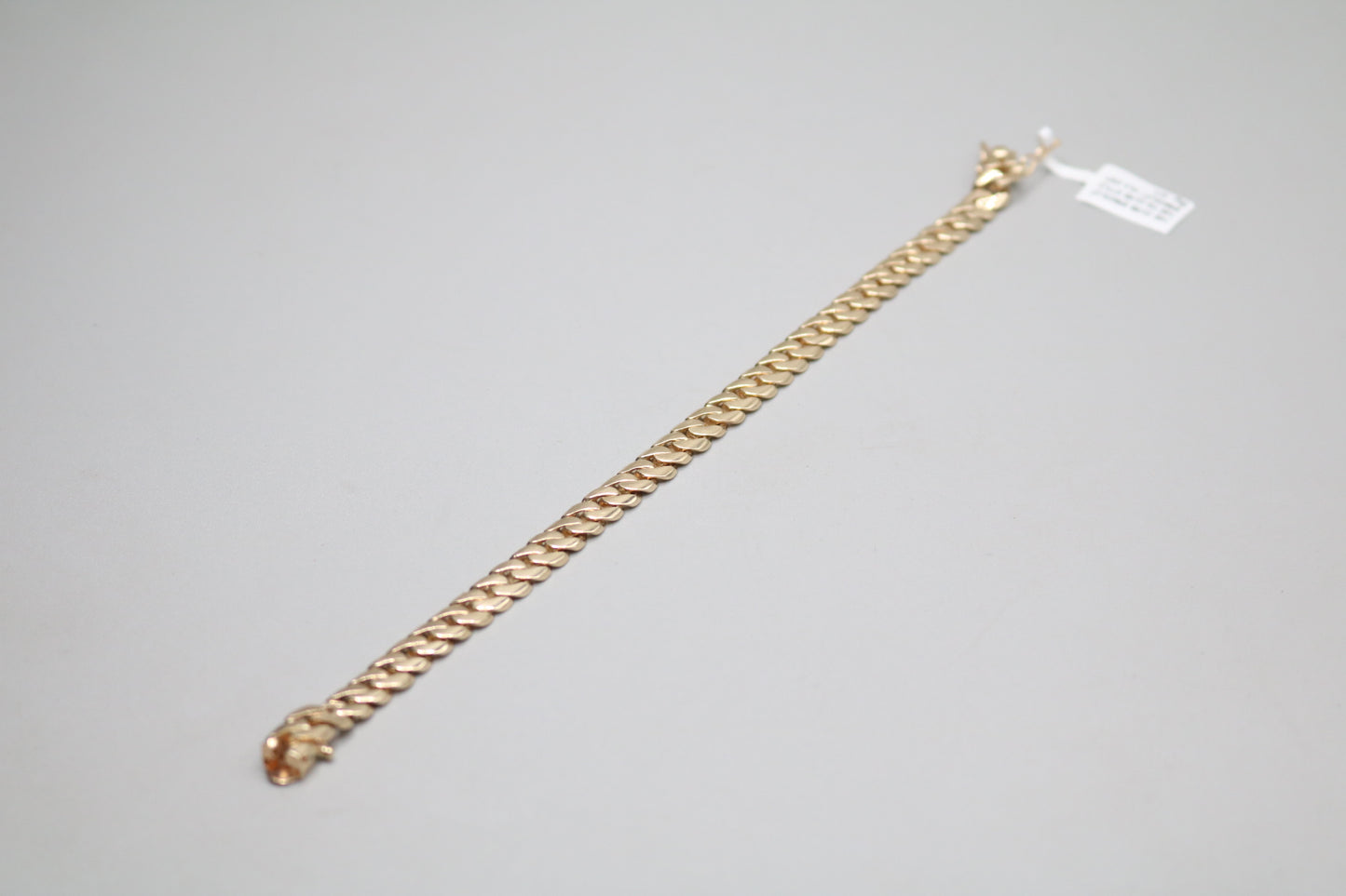 14K Yellow Gold Curb Bracelet (Size 20/ 7.87 Inches) (Local Pickup Only)