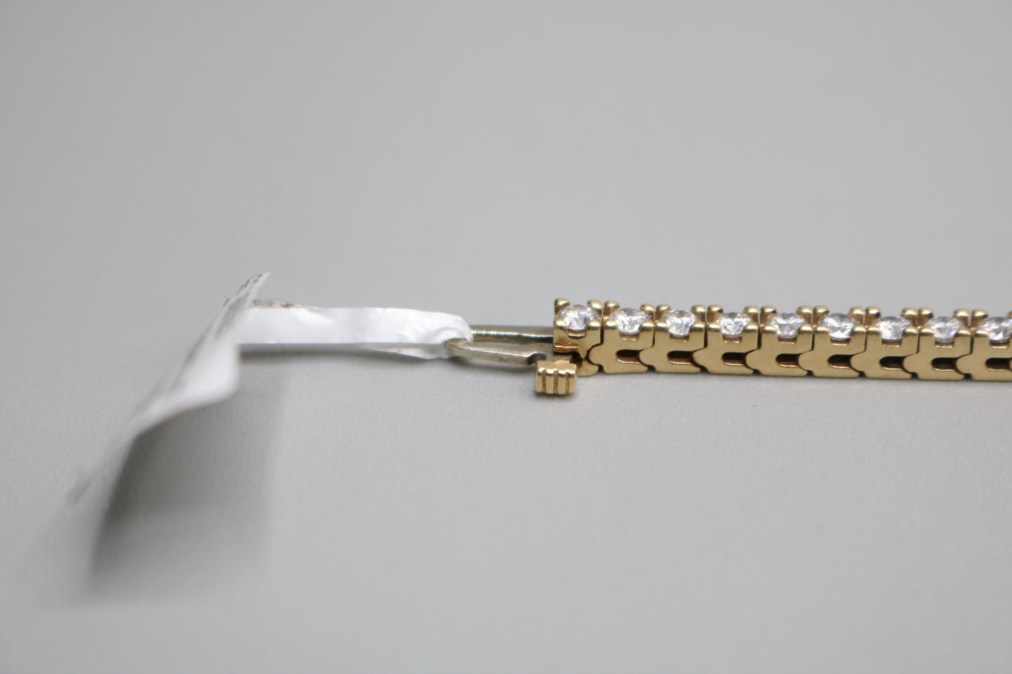 14K Yellow Gold Diamond Tennis Bracelet (3.75 CTW) (Local Purchase Only)