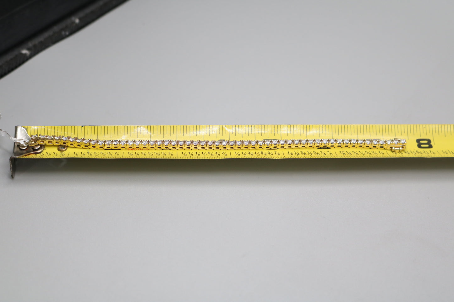 14K Yellow Gold Diamond Tennis Bracelet (3.75 CTW) (Local Purchase Only)