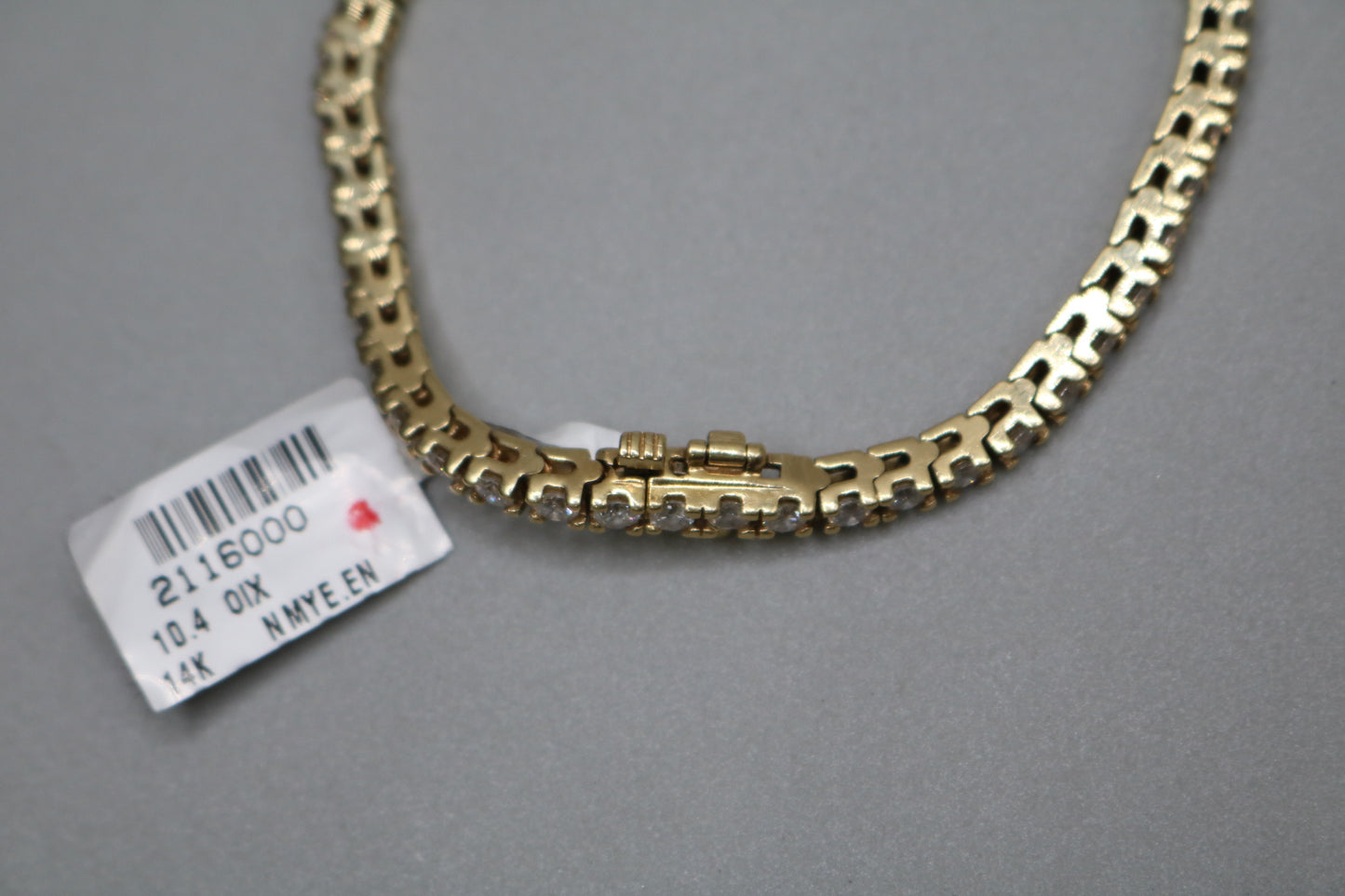 14K Yellow Gold Diamond Tennis Bracelet (3.75 CTW) (Local Purchase Only)