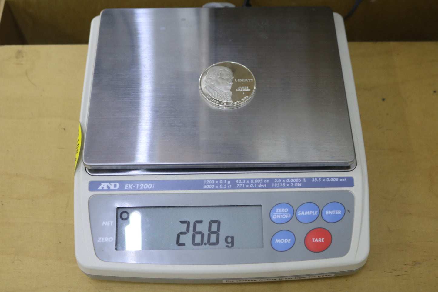 1993 Bill of Rights 90 % Silver Dollar