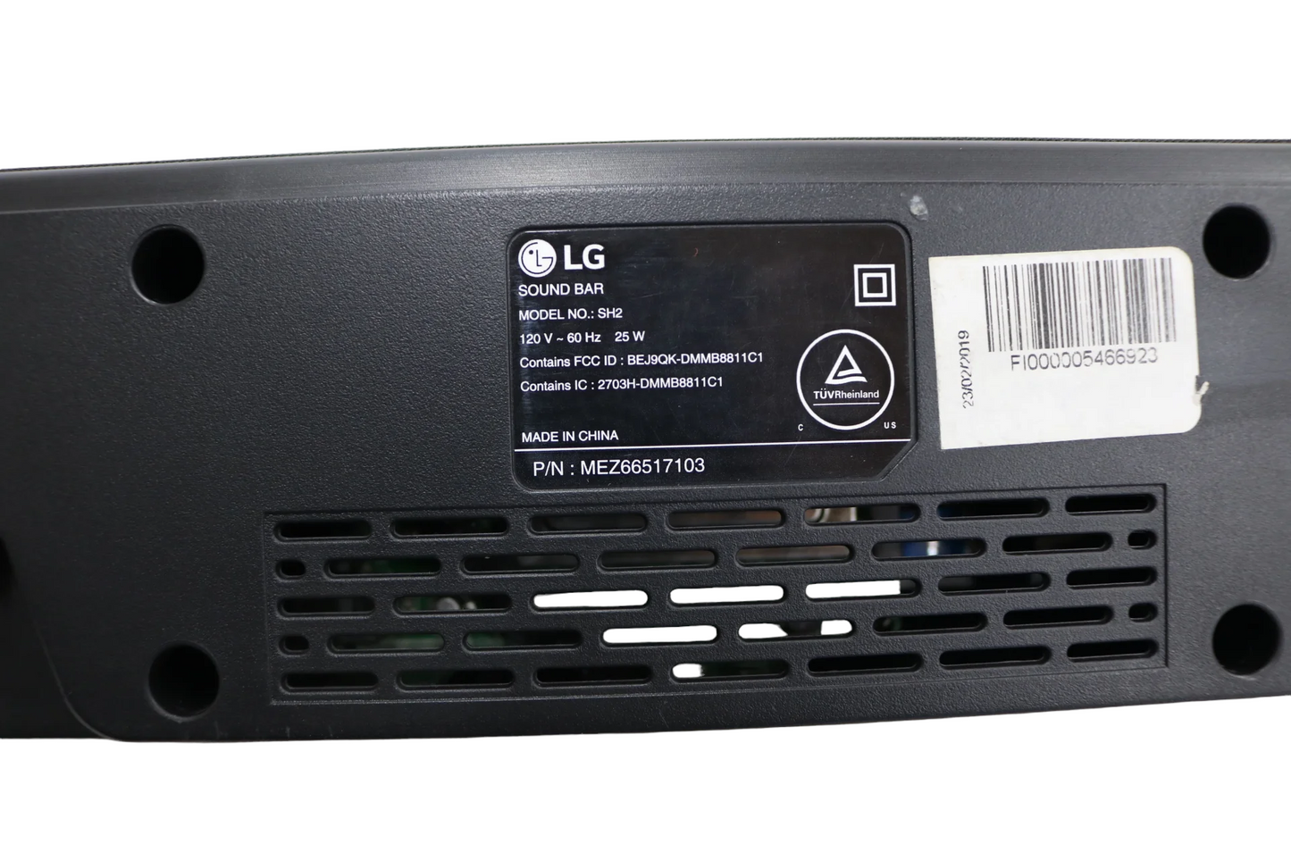 LG SH2 Soundbar (no remote) (Local pick-up only)