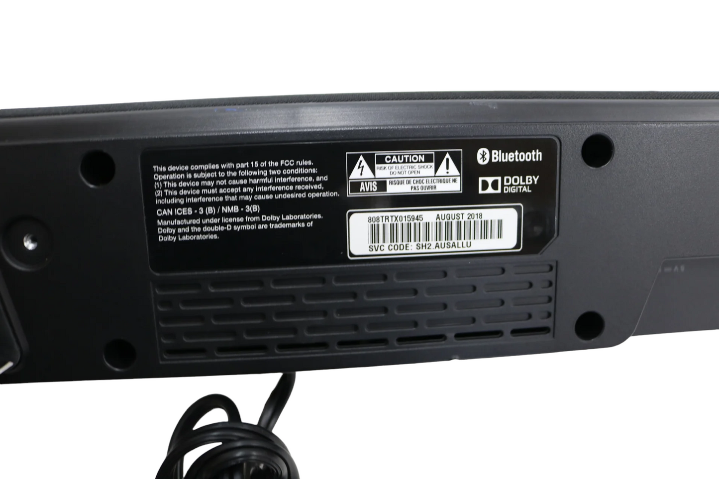 LG SH2 Soundbar (no remote) (Local pick-up only)