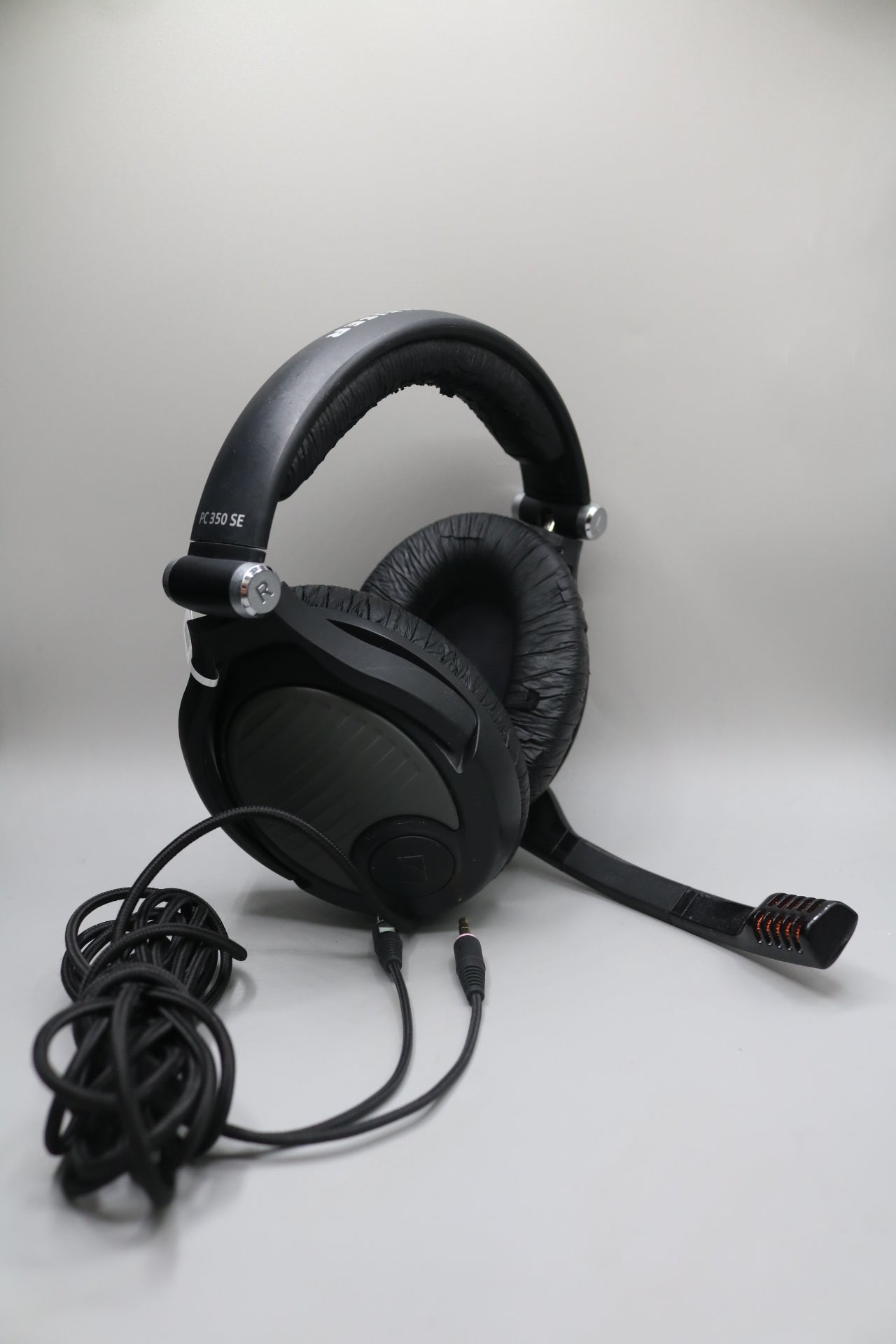 Sennheiser Gaming Headset PC 350 SE Noise Canceling Headphones Mic Case Adapter