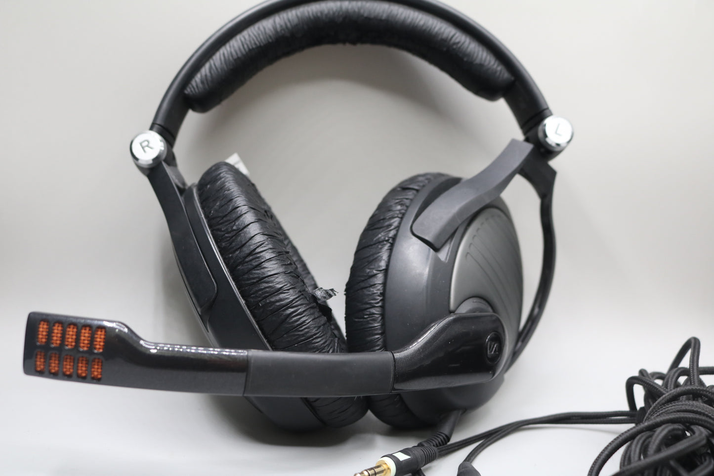 Sennheiser Gaming Headset PC 350 SE Noise Canceling Headphones Mic Case Adapter