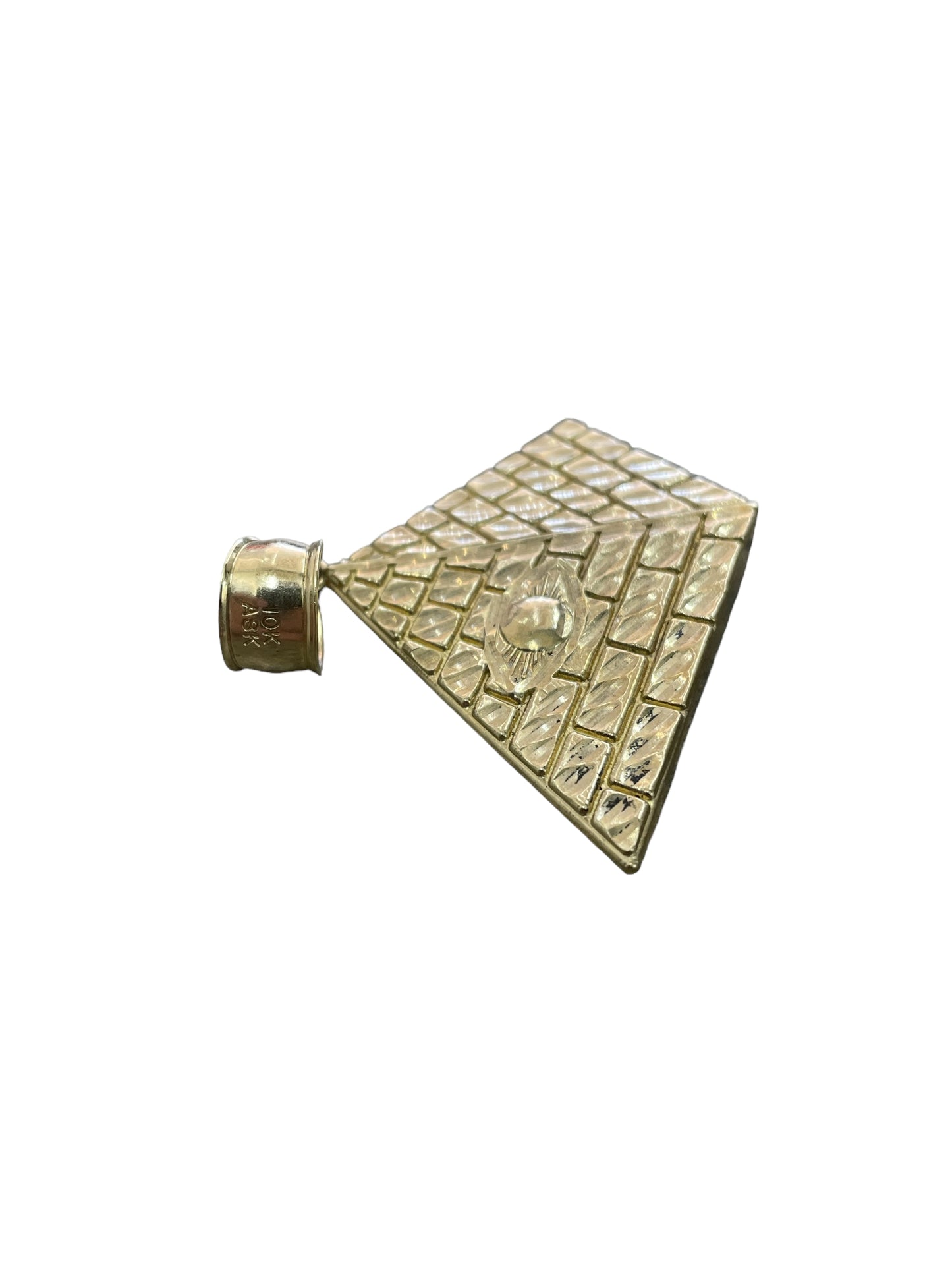 10K Yellow Gold Pyramid Charm (8.7 Grams)
