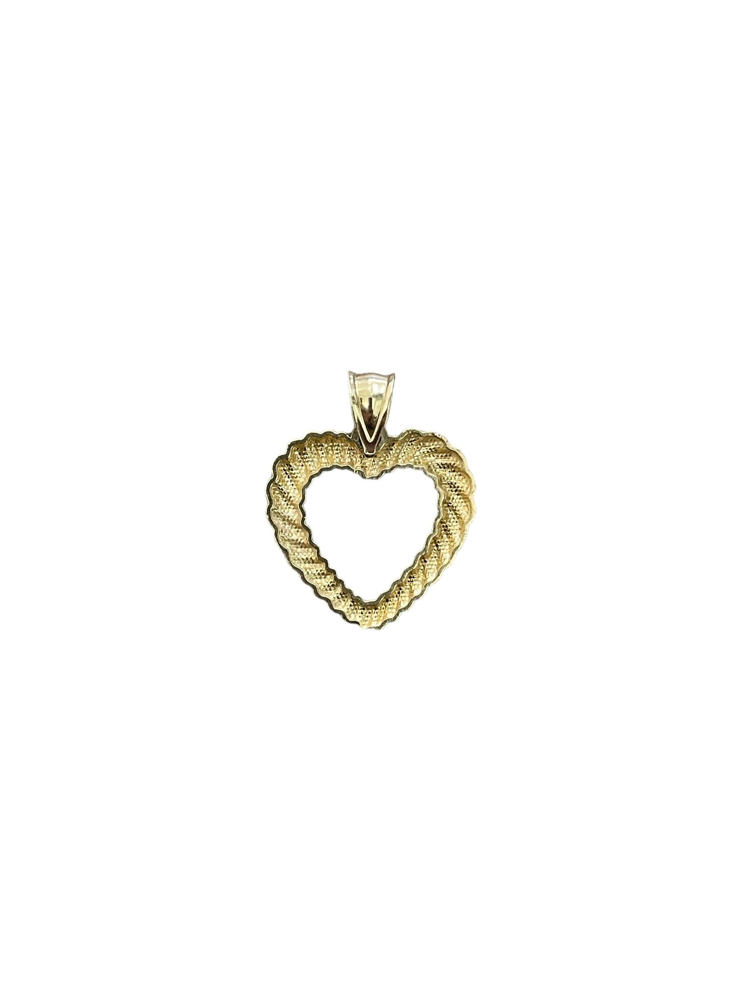 10K Yellow Gold Heart Charm (1.7 Grams)