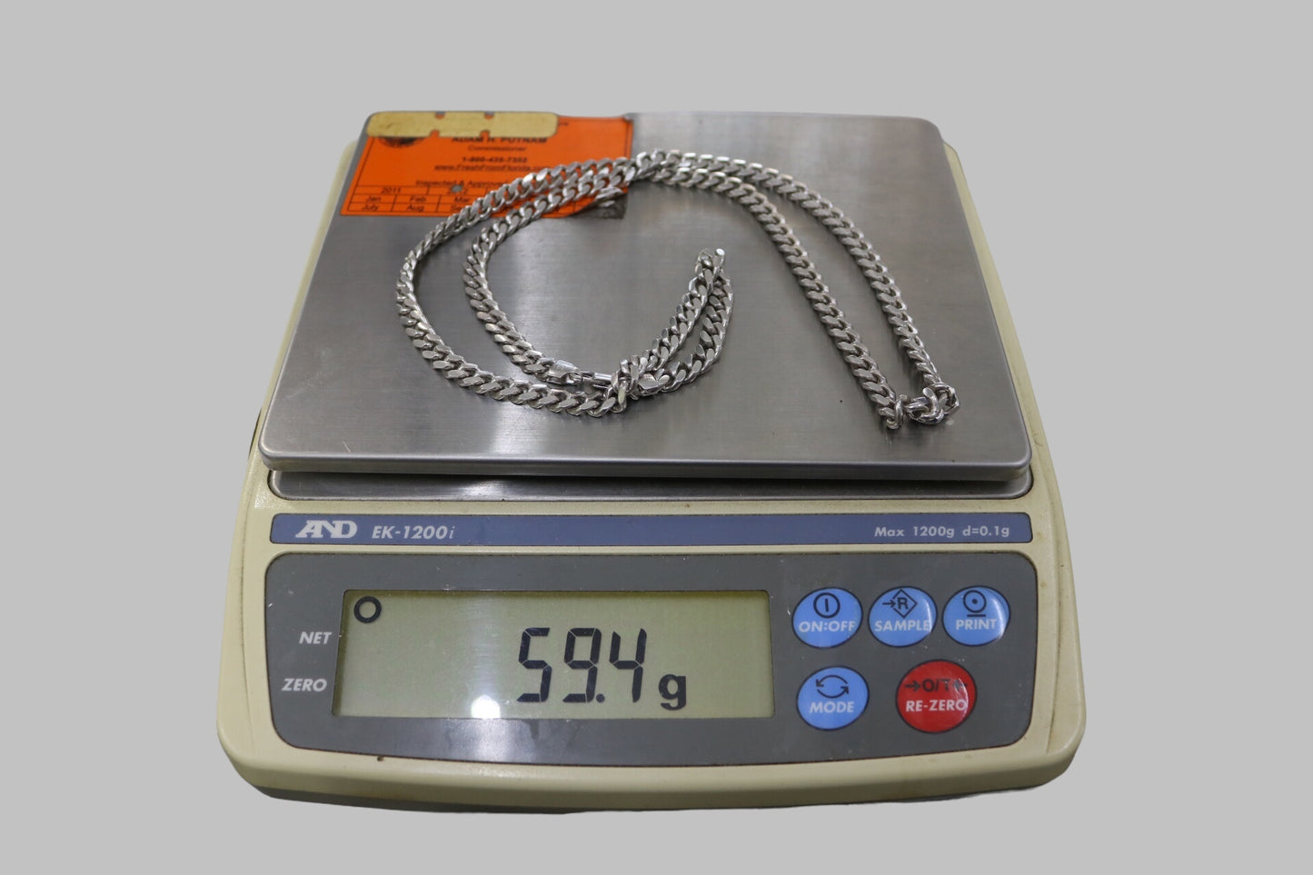 Sterling Silver Curb Chain (26 Inches)