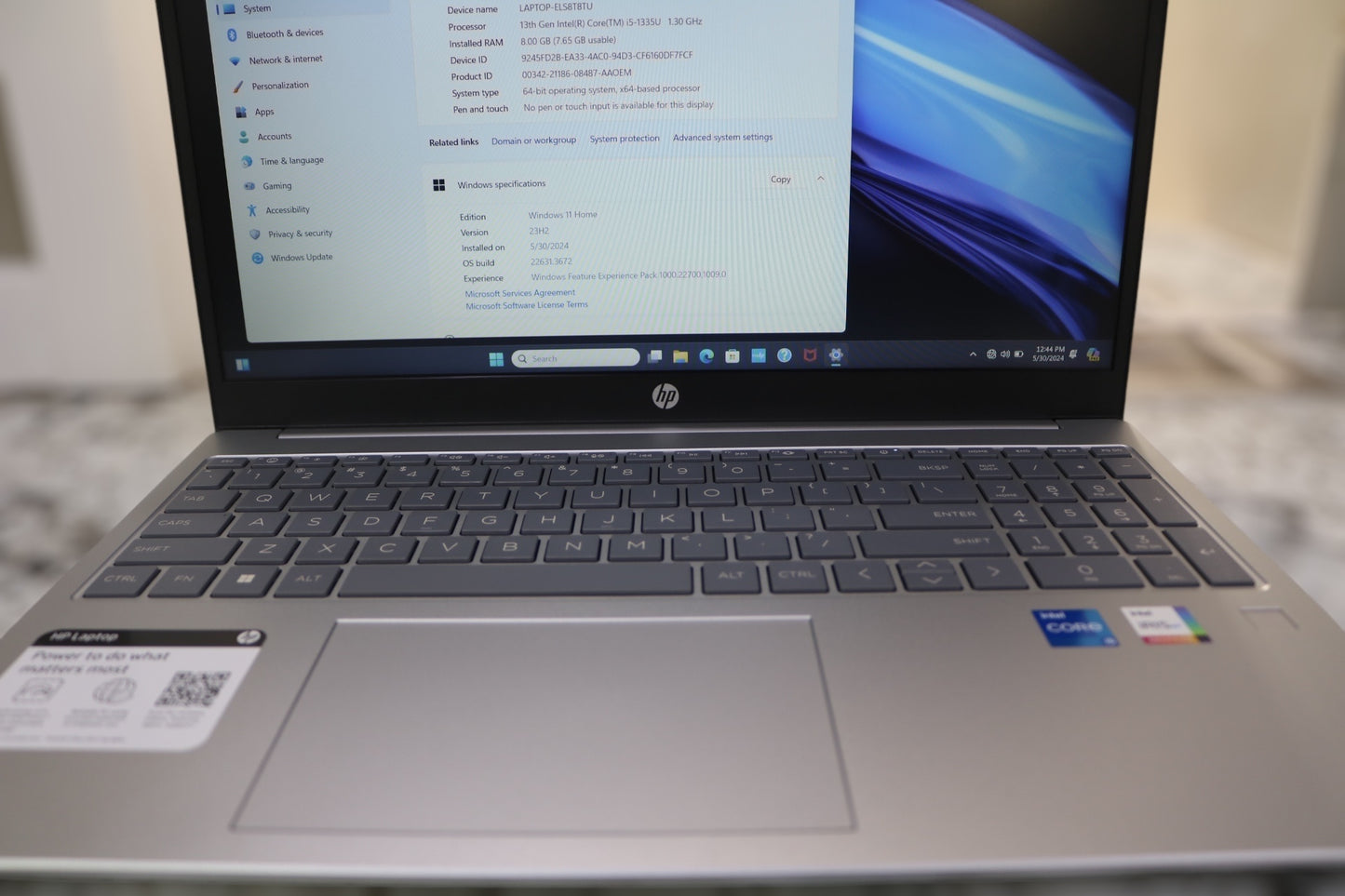 HP 15.6" FHD Intel Core i5-1335U 8GB 256GB 15-fd0025st Windows 11