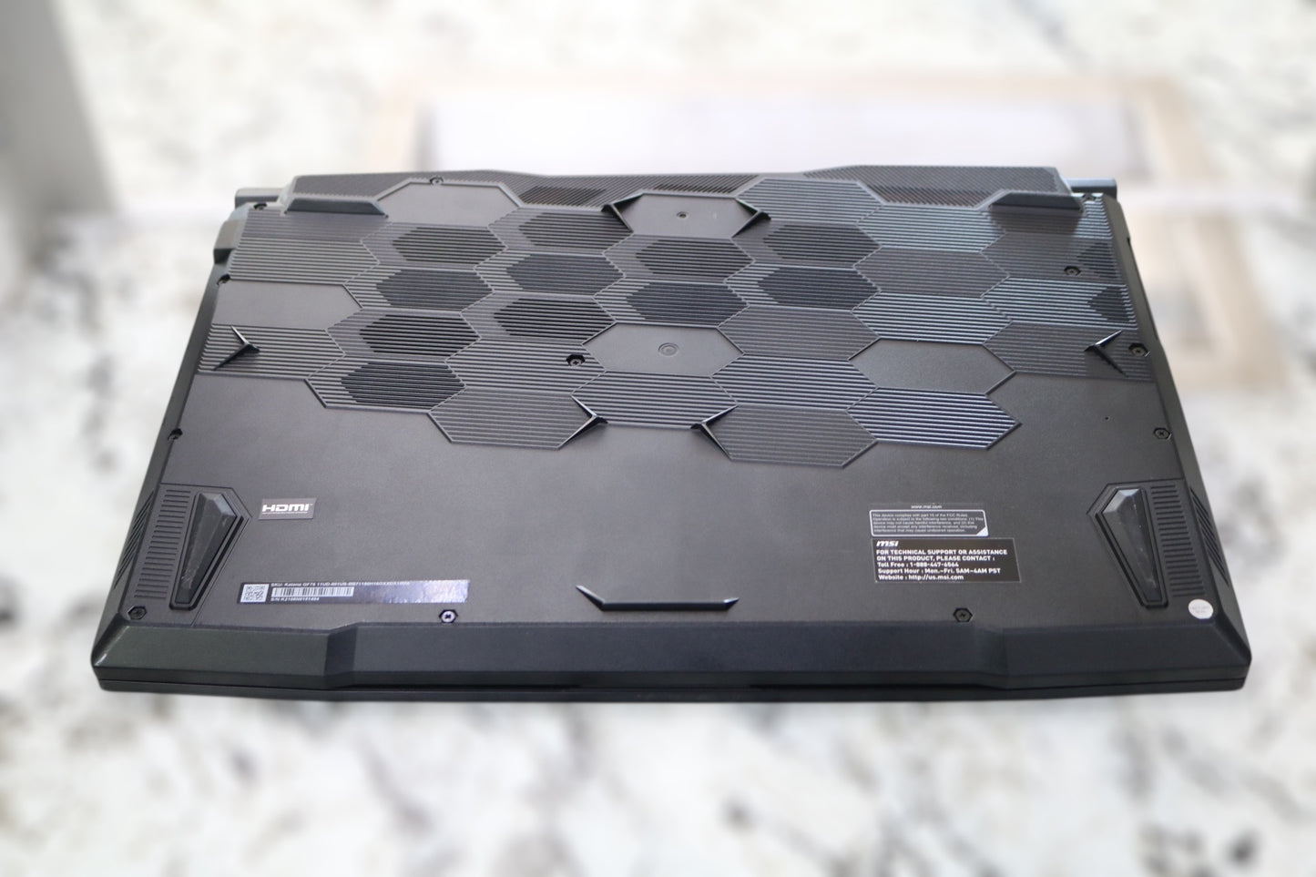 MSI Katana GF76 Laptop (512 GB SSD, 16 GB RAM, 11th Gen Intel(R) Core(TM) i7-11800H @ 2.30 GHz Windows 11 Home)