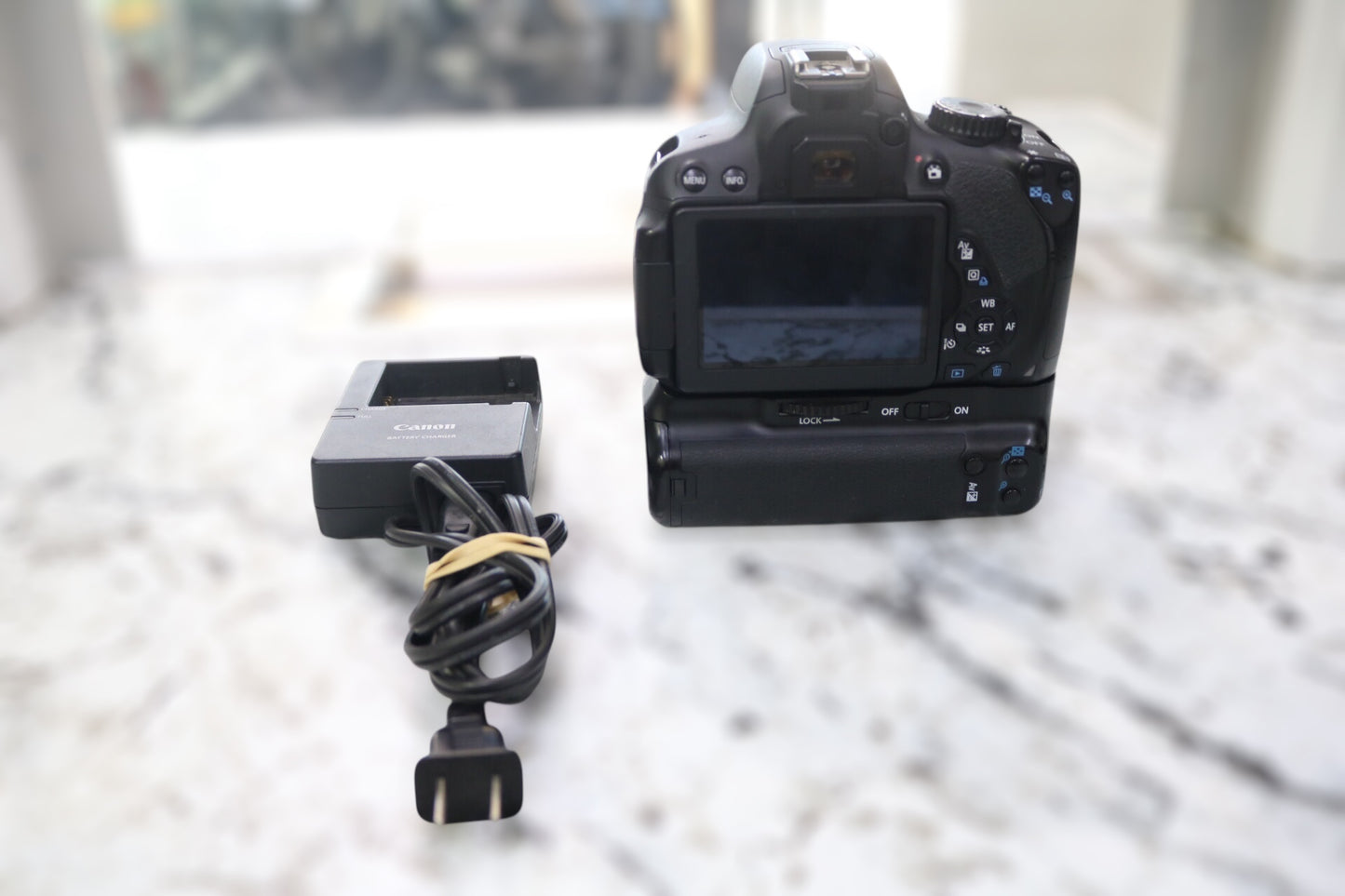 Canon EOS Rebel T4i with Extended Grip
