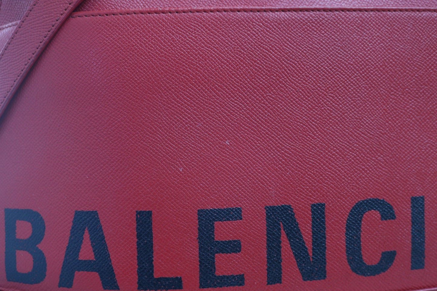 Balenciaga Red Ville Top Handle Crossbody Bag (Please Read)