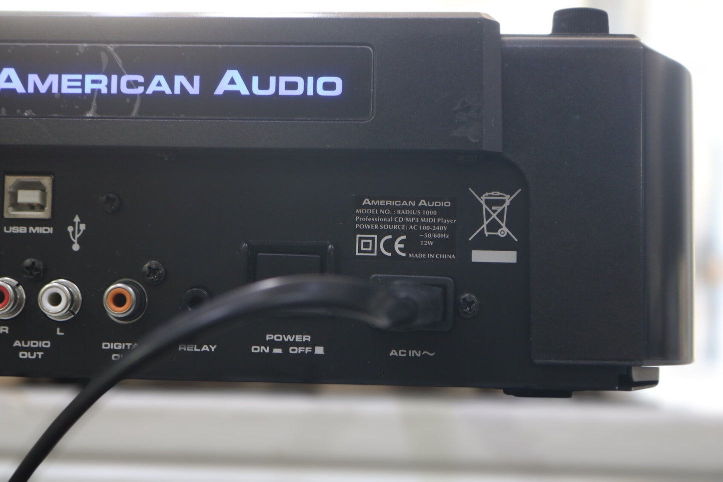 American Audio Radius 1000 MIDI Turntable (Please Read)