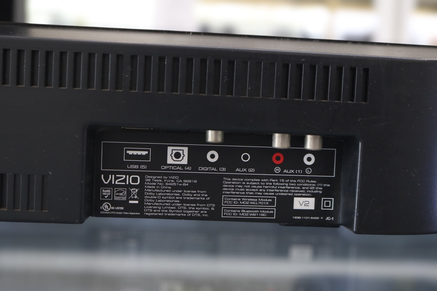 Vizio Sound Bar S4251w-B4 Combo (Local Pick-Up Only)