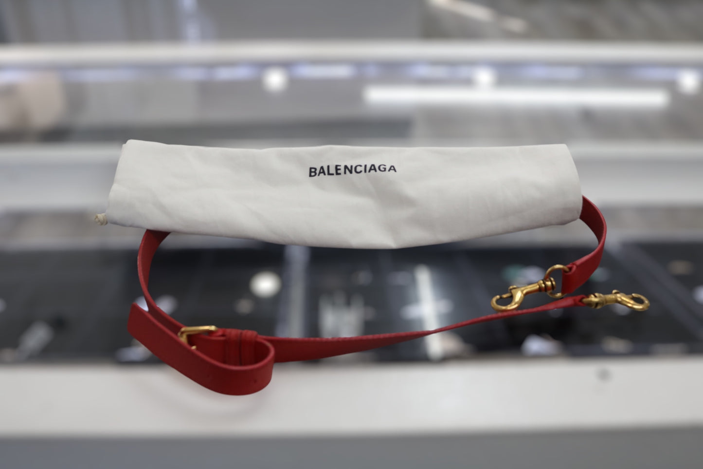 Balenciaga Red Ville Top Handle Crossbody Bag (Please Read)