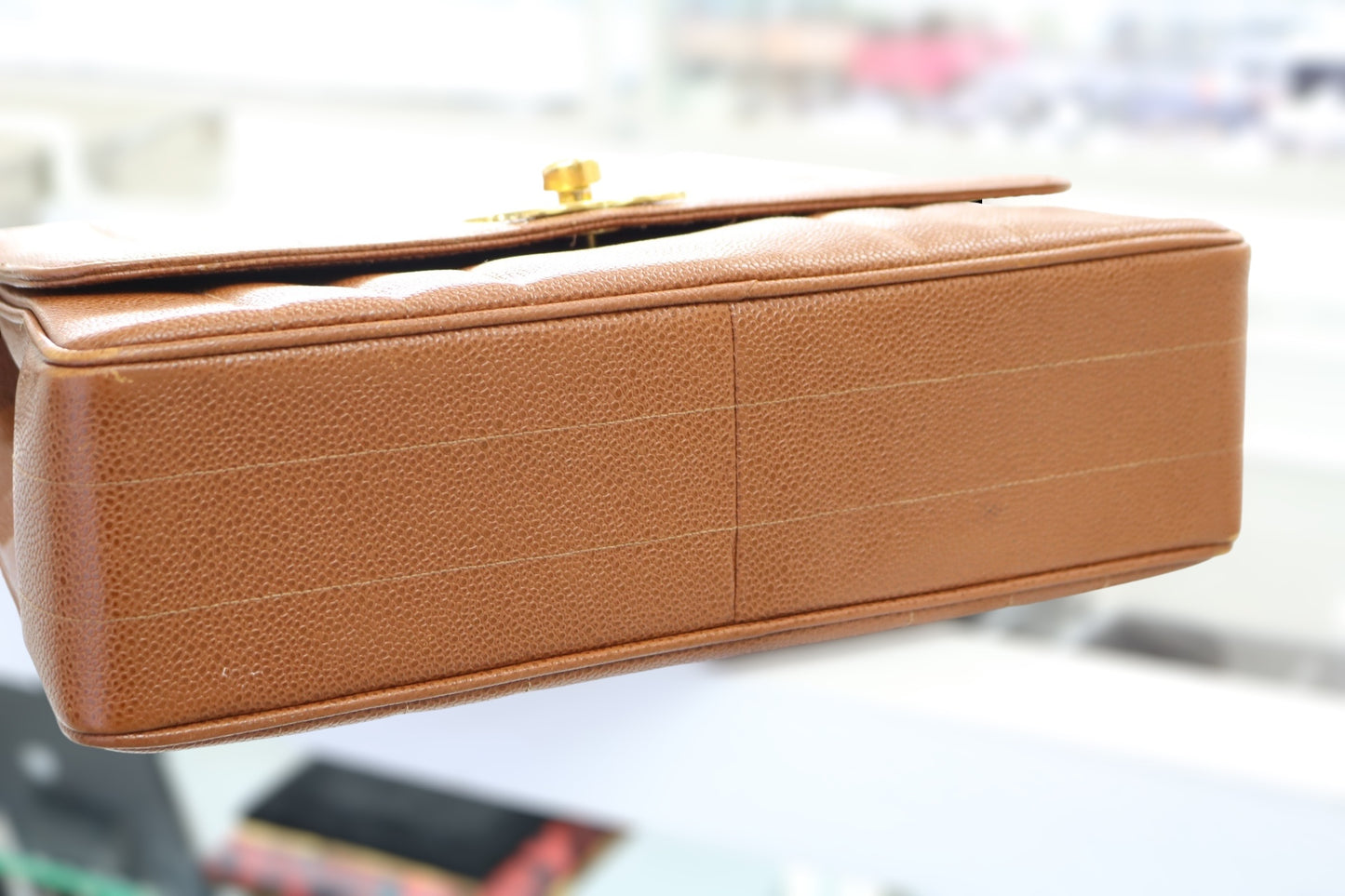 Chanel Brown Caviar Mademoiselle Handbag (Local Pick-up Only)