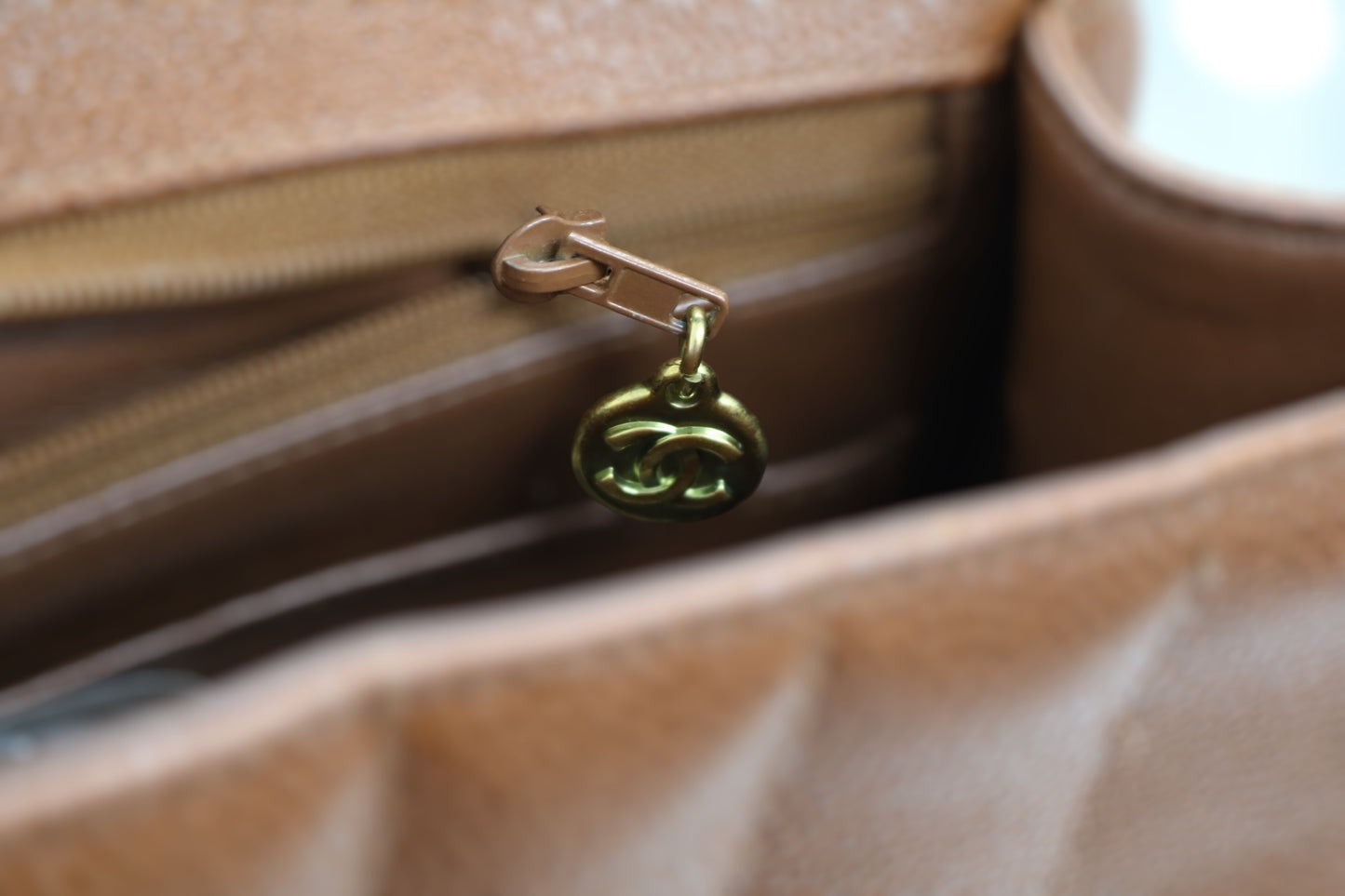 Chanel Brown Caviar Mademoiselle Handbag (Local Pick-up Only)