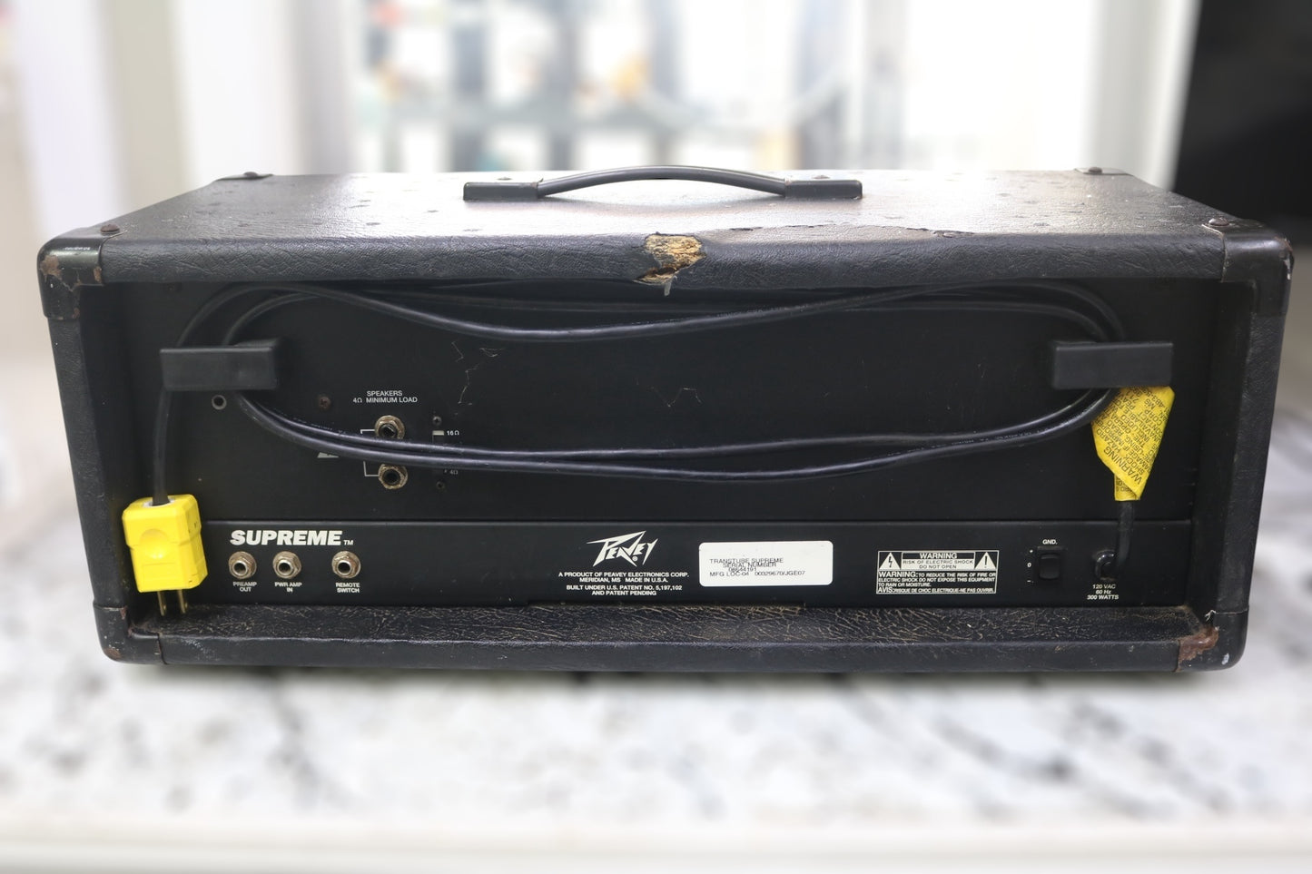 Peavey Supreme 2 Channel TransTube 100 Watt Guitar Amplifier Head Unit (Local Purchase Only)