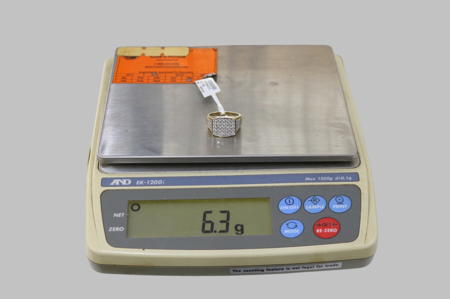 10K Yellow Gold Diamond Cluster Ring (1.825 CTW) (Size 10)