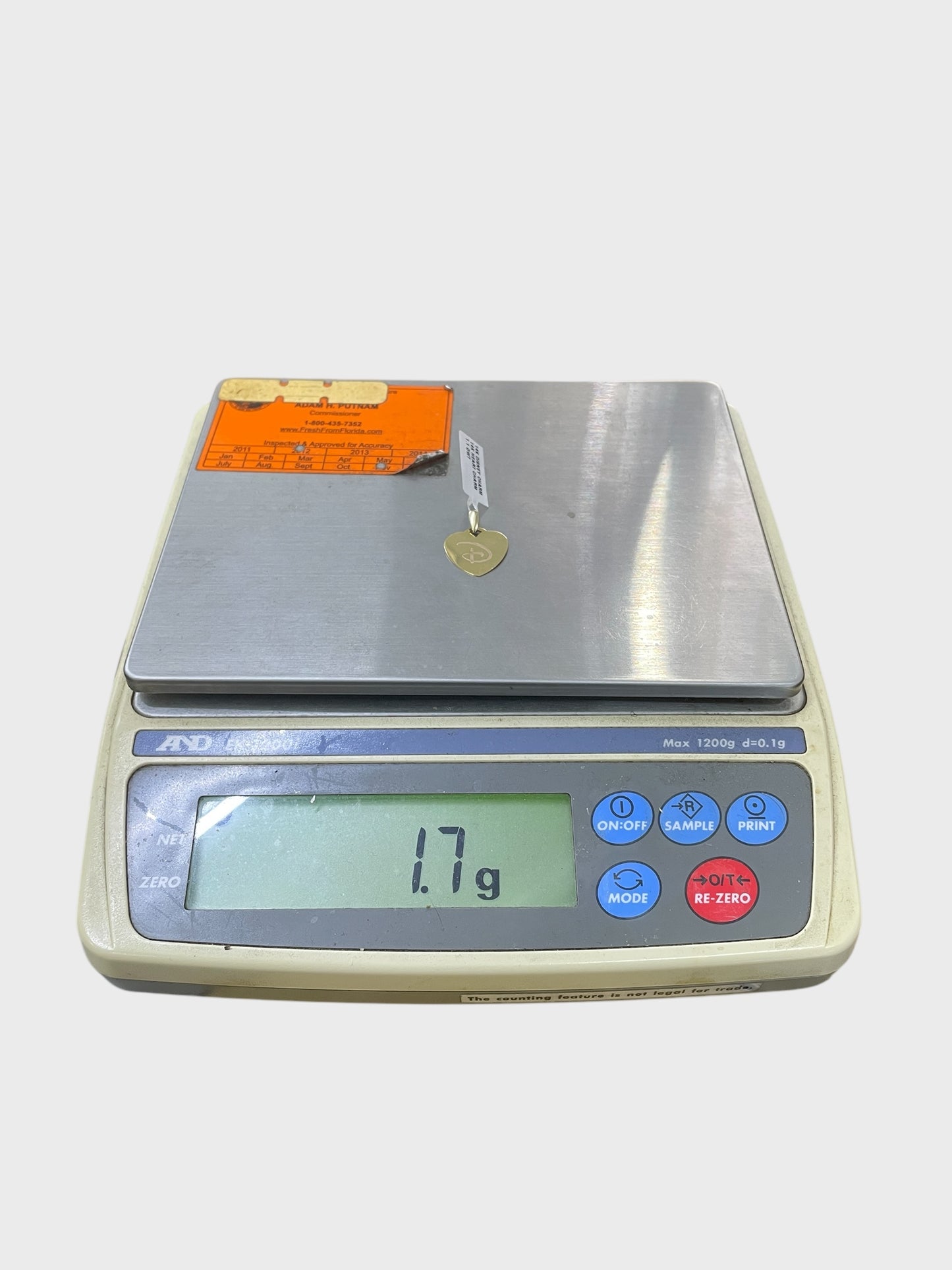 14K Yellow Gold "Disney" Charm