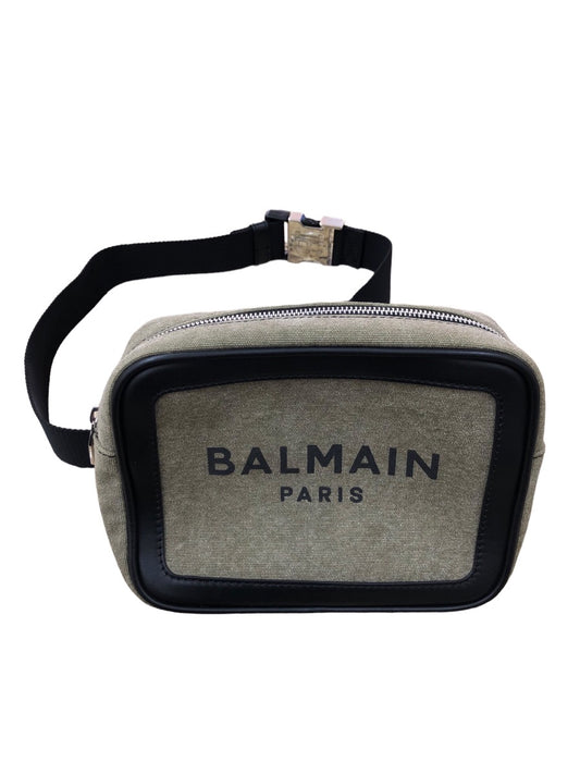 Balmain Paris Olive Belt Bag