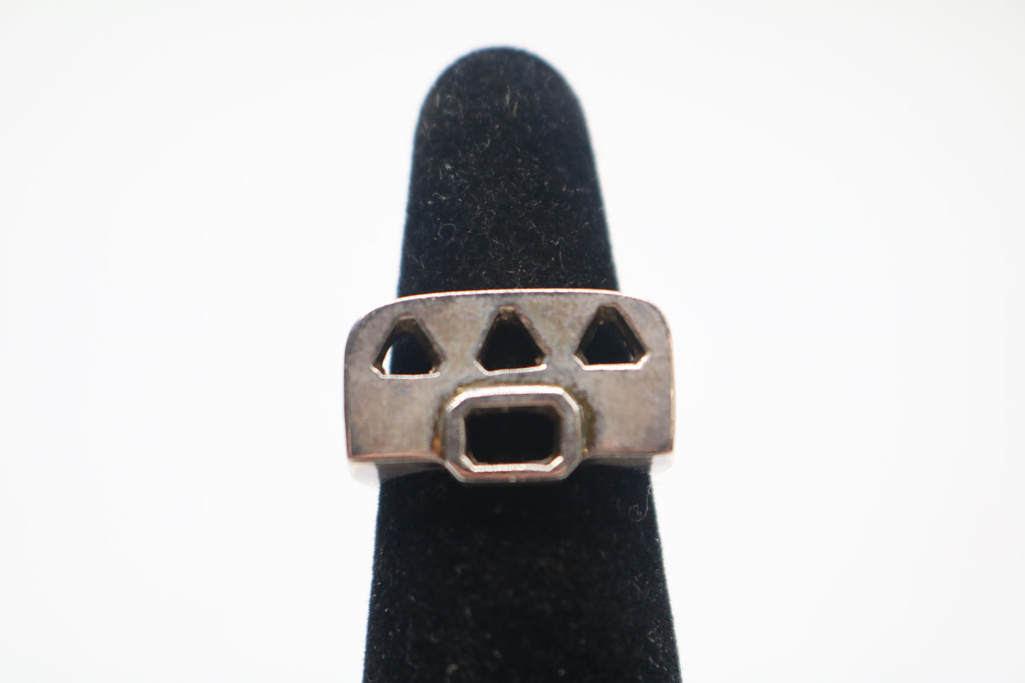 Sterling Silver Fancy Ring (Size 6)