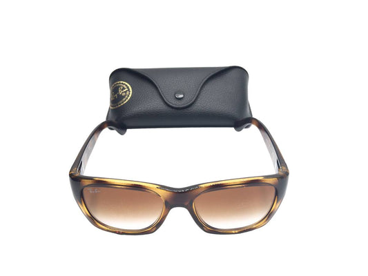 Ray-Ban Brown Tortoise Square Shaped Sunglasses RB4194