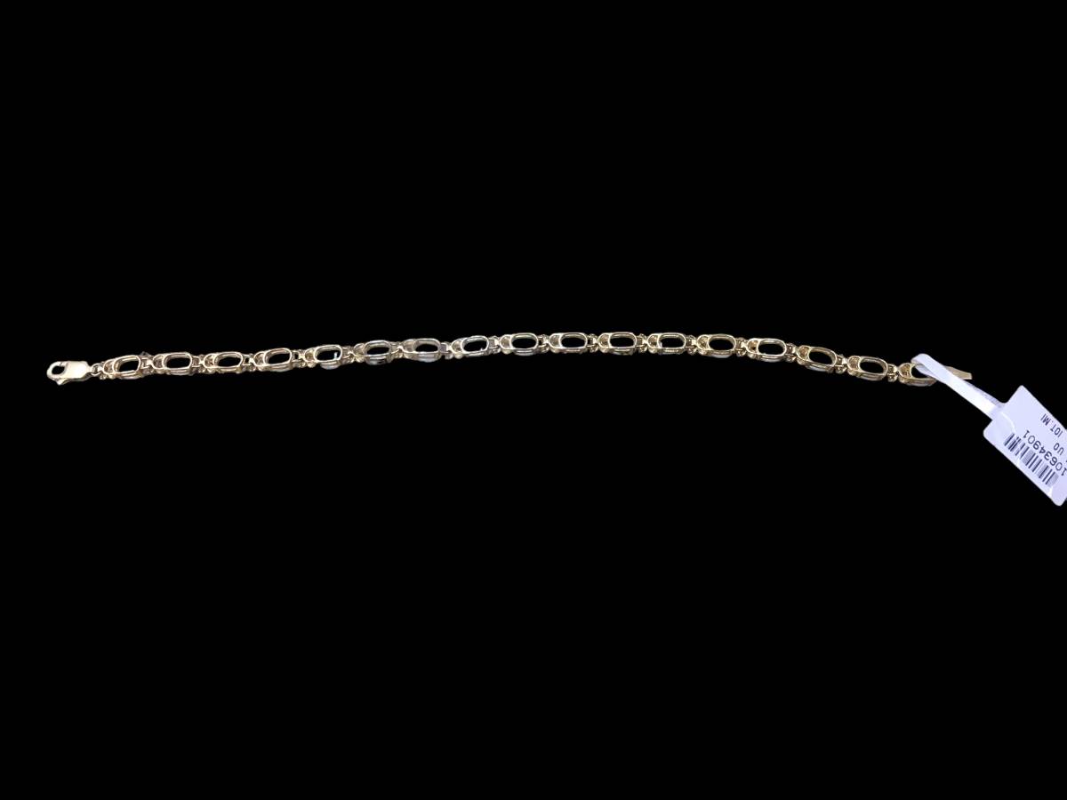 Pre-owned 14K Yellow Gold Oval Prong Set Opal Tennis Bracelet (7 Inches)