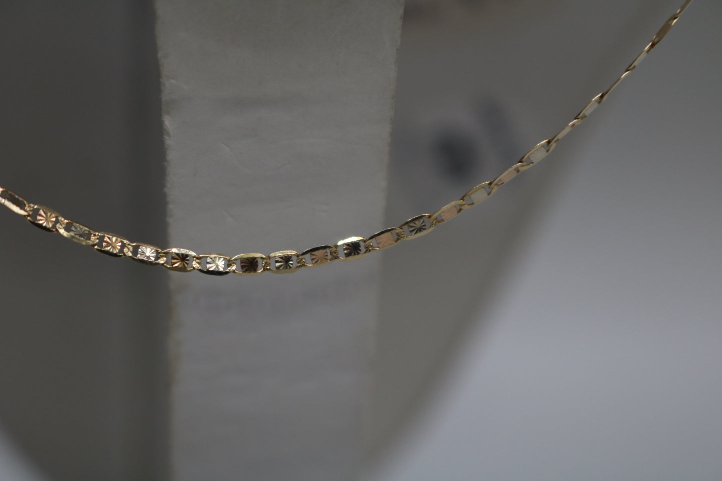 14K Three Toned Fancy Gucci Chain (20 Inches)