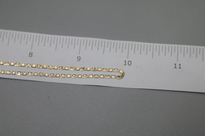 14K Three Toned Fancy Gucci Chain (20 Inches)