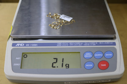 14K Three Toned Fancy Gucci Chain (20 Inches)