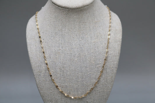 14K Yellow Gold Mariner Design Necklace (20 Inches)