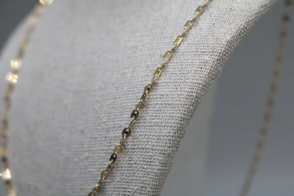 14K Yellow Gold Mariner Design Necklace (20 Inches)