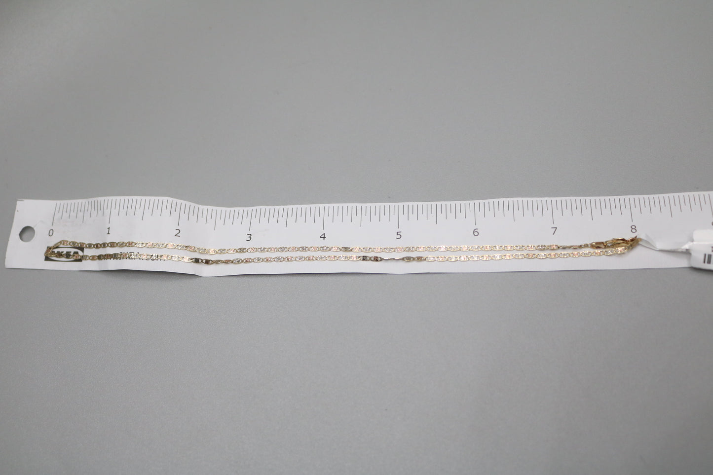 14K 3 Tone Gold Gucci Chain (16 inches)