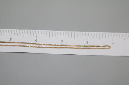 14K Yellow Gold Franco Necklace (18 Inches)